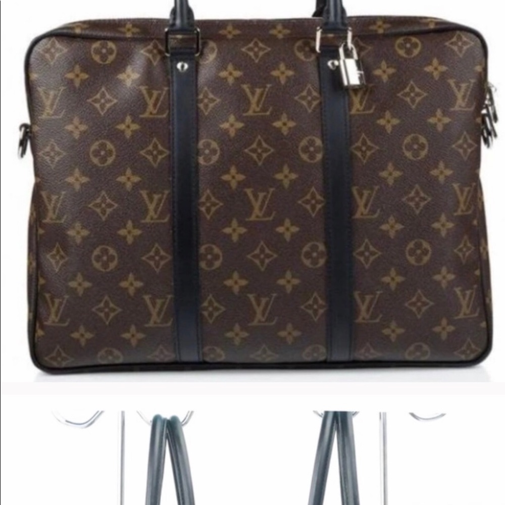 Louis Vuitton Laptop/ Porte-Documents Macassar